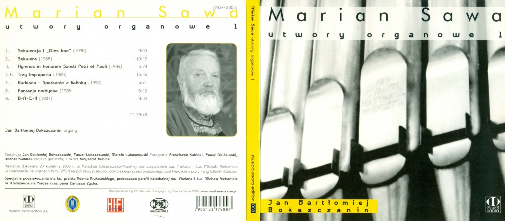 Marian Sawa utwory organowe